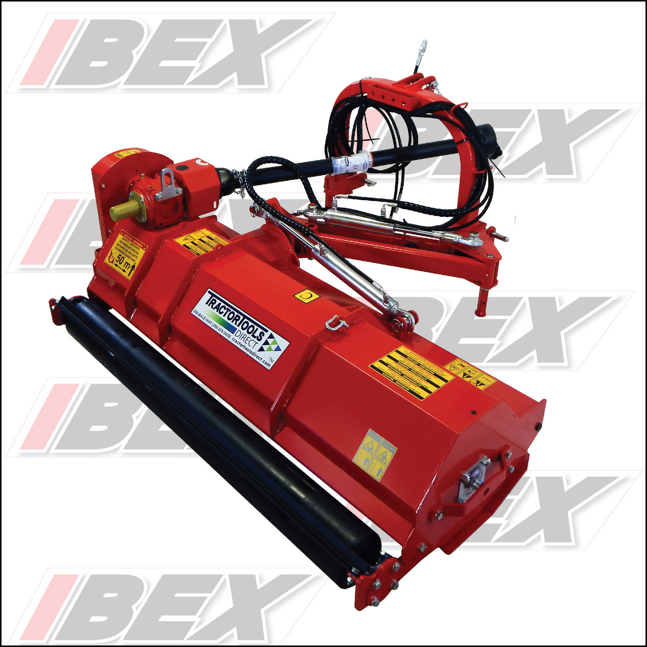 Ibex TM62 Hydraulic Offset Flail Mower | Ibex Equipment | Compact