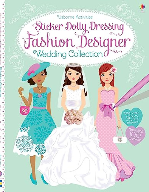 Sticker Dolly Dressing Fashion Designer Wedding Collection