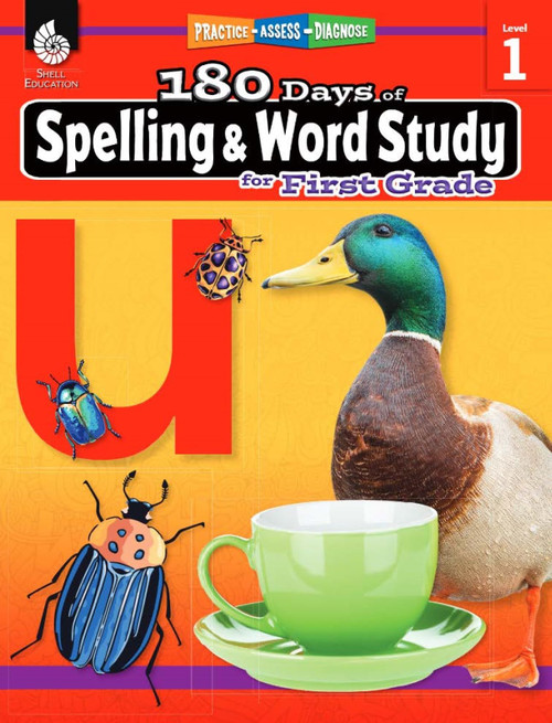 180 Days of Spelling and Word Study: Grade 1 - Daily Spelling Workbook for Classroom and Home, Cool and Fun Sight Word Practice, Elementary School ... Created by Teachers (180 Days of Practice)