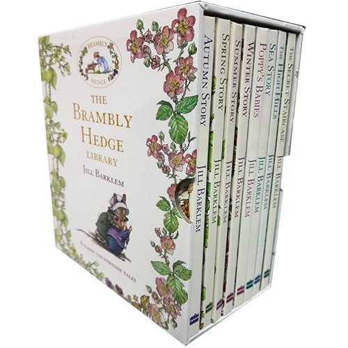 Brambly Hedge Collection Jill Barklem 8 Books Set (Autumn Story, Spring Story, Summer Story, Winter Story, Poppy's Babies, Sea Story, The High Hills, The Secret Staircase)