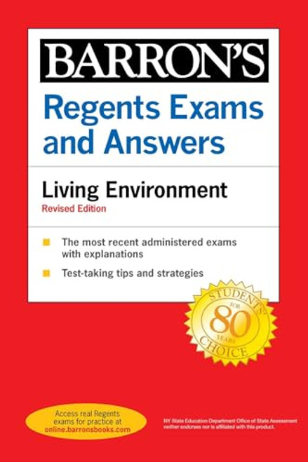 Regents Exams and Answers: Living Environment Revised Edition (Barron's Regents NY)