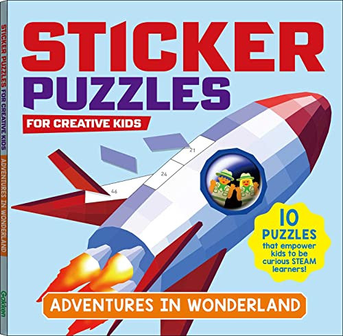 STICKER PUZZLES; ADVENTURES IN WONDERLAND: For Creative Kids (1)