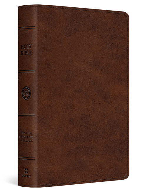 ESV Large Print Bible (TruTone, Deep Brown)