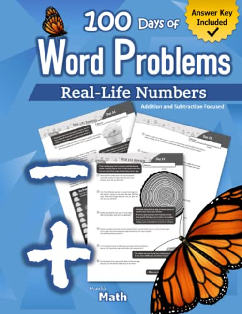 Humble Math  Word Problems: 2nd Grade / 3rd Grade (Ages 7-9) Addition and Subtraction Focused: Real-Life Numbers and Daily Practice Questions ... to make story problems fun for students.