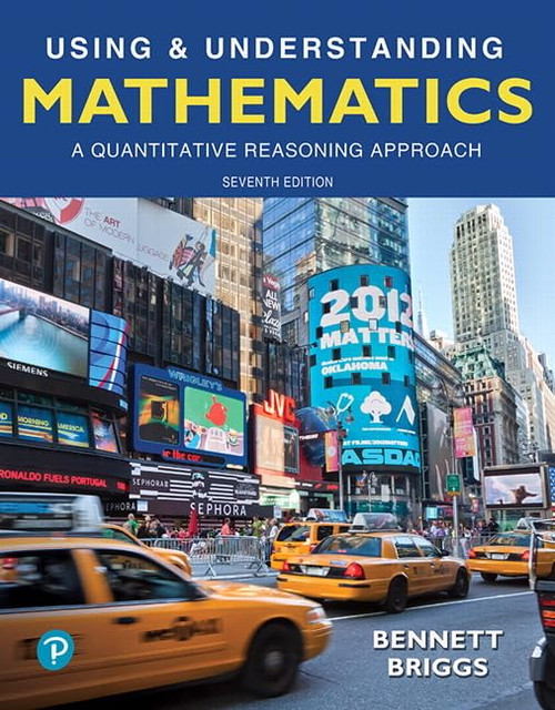 Using & Understanding Mathematics: A Quantitative Reasoning Approach