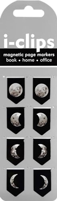 Moon Phases i-Clips (8 Magnetic Page Markers)