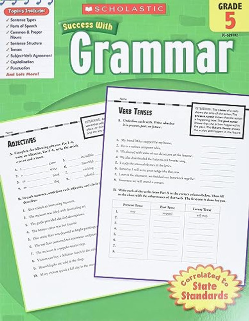 Scholastic Success With Grammar, Grade 5