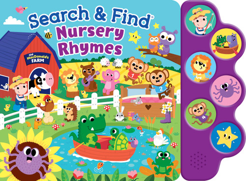 Search & Find: Nursery Rhymes  Sing Along with 6 Favorite Nursery Rhymes for Toddlers, Ages 2 and Up - 6-Button Sound Book