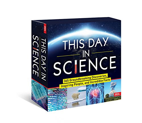 2024 This Day in Science Boxed Calendar: 365 Groundbreaking Discoveries, Inspiring People, and Incredible Facts (Daily Calendar, Office Desk Gift for Him or Her)