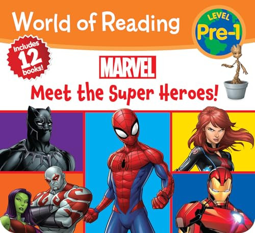 World of Reading Marvel: Meet the Super Heroes!-Pre-Level 1 Boxed Set