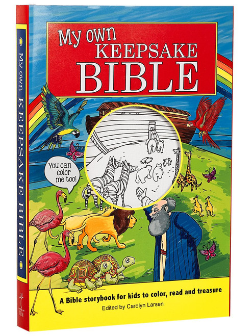 My Own Keepsake Bible: A Kids Bible Storybook to Color
