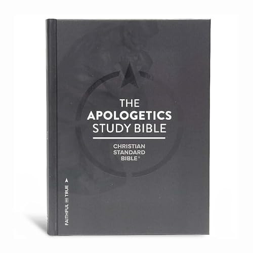 CSB Apologetics Study Bible, Gray Hardcover, Black Letter, Black Letter, Defend Your Faith, Study Notes and Commentary, Articles, Profiles, Full-Color Maps, Easy-to-Read Bible Serif Type