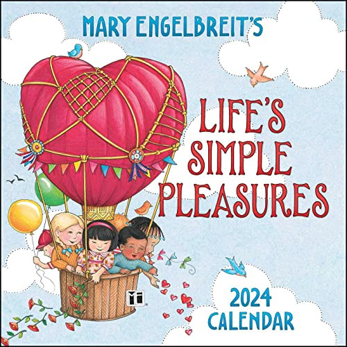 Mary Engelbreit's 2024 Mini Wall Calendar: Life's Simple Pleasures