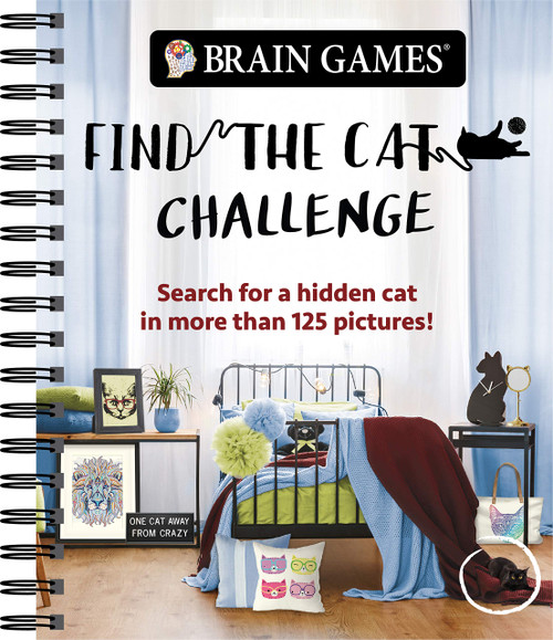 Brain Games - Find the Cat Challenge: Search for a Hidden Cat in More Than 125 Pictures! (Brain Games - Picture Puzzles)