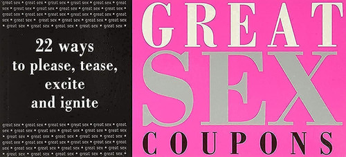 Great Sex Coupons: Romantic Love Coupons for Couples (Sexy Anniversary Gift for Husband/Wife, Boyfriend/Girlfriend, Partner)