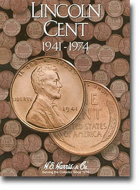 Lincoln Cents Folder 1941-1974 (H. E. Harris & Co.)