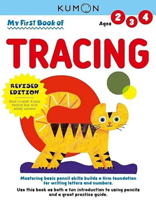 Kumon My First Book of Tracing-Revised Edition Ages 2-4 (Kumon Workbooks)