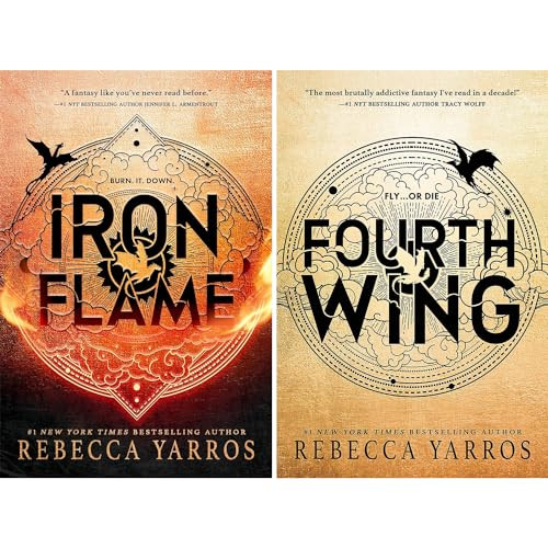 The Empyrean Serise, Fourth Wing and Iron Flame. Set of 2 Books