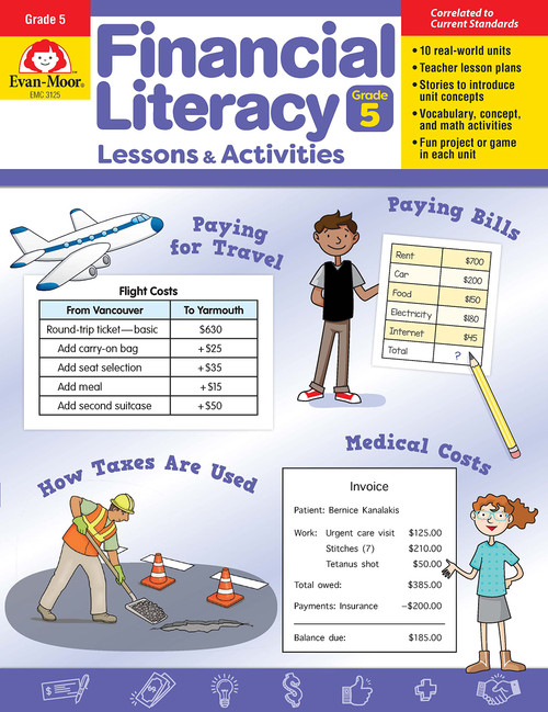 Financial Literacy Lessons and Activities, Grade 5 (Financial Literacy Lessons & Activities)