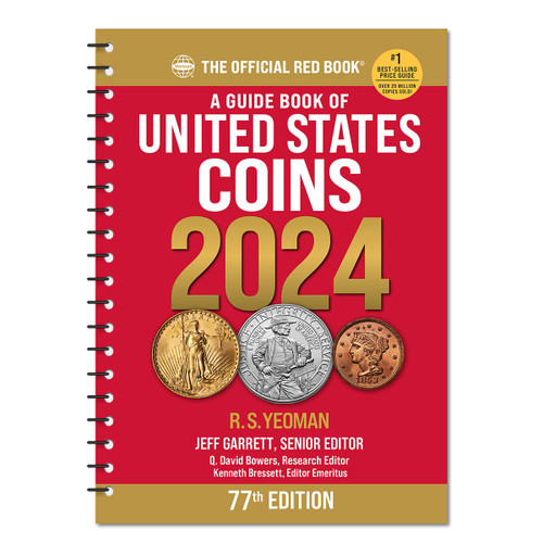 Guide Book of United States Coins 2024 Spiral "Redbook" (A Guide Book of United States Coins)