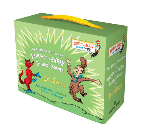Little Green Boxed Set of Bright and Early Board Books: Fox in Socks; Mr. Brown Can Moo! Can You?; There's a Wocket in My Pocket!; Dr. Seuss's ABC (Bright & Early Board Books(TM))