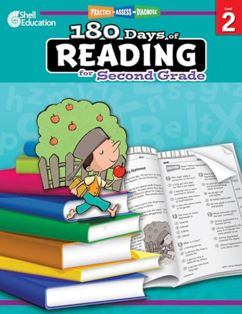 180 Days of Reading: Grade 2 - Daily Reading Workbook for Classroom and Home, Reading Comprehension and Phonics Practice, School Level Activities Created by Teachers to Master Challenging Concepts