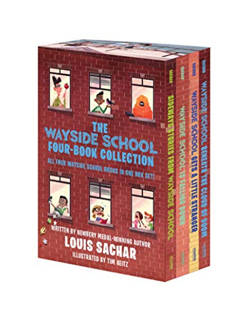 The Wayside School 4-Book Box Set: Sideways Stories from Wayside School, Wayside School Is Falling Down, Wayside School Gets a Little Stranger, Wayside School Beneath the Cloud of Doom