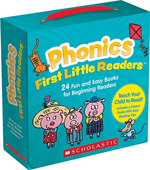 Scholastic SC-709265 Phonics First Little Readers (Parent Pack), 24 Titles