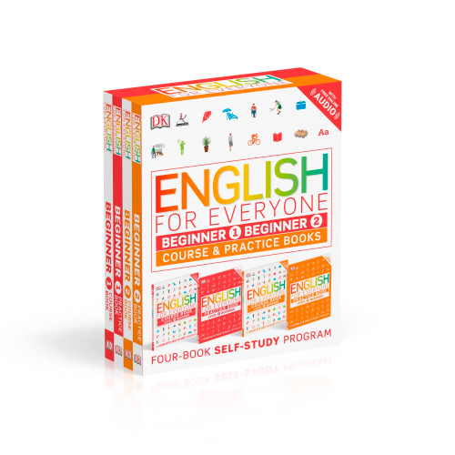 English for Everyone: Beginner Box Set - Level 1 & 2: ESL for Adults, an Interactive Course to Learning English