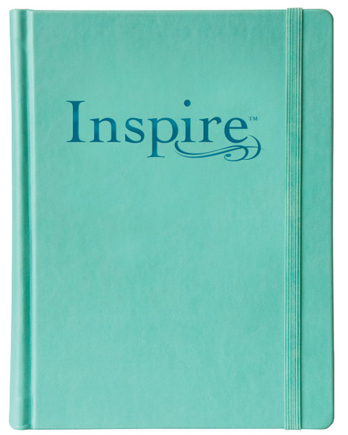 Tyndale NLT Inspire Bible (Hardcover, Aquamarine): Journaling Bible with Over 400 Illustrations to Color, Coloring Bible with Creative Journal Space - Religious Gift that Inspires Connection with God