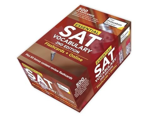 The Princeton Review Essential SAT Vocabulary: 500 Essential Vocabulary Words to Help You Boost Your SAT Score! (College Test Preparation)