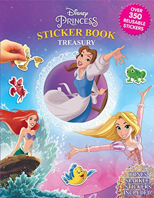 Phidal - Disney Princess Stickerbook Treasury Activity Book for Kids Children Toddlers Ages 3 and Up, Holiday Christmas Birthday Gift