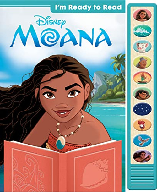 Disney Moana - I'm Ready to Read with Moana Interactive Read-Along Sound Book - Great for Early Readers - PI Kids