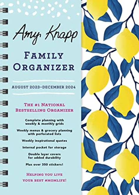 2024 Amy Knapp's Family Organizer: 17-Month Weekly Planner for Mom (Includes Stickers, Thru December 2024) (Amy Knapp's Plan Your Life Calendars)
