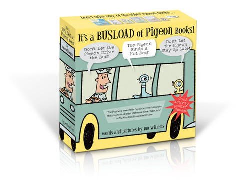 It's a Busload of Pigeon Books!-NEW ISBN