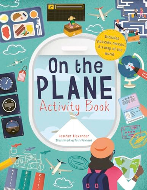 On The Plane Activity Book: Includes puzzles, mazes, dot-to-dots and drawing activities