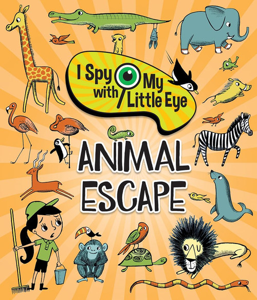 I Spy With My Little Eye Animal Escape - Kids Search, Find, and Seek Activity Book, Ages 3, 4, 5, 6+
