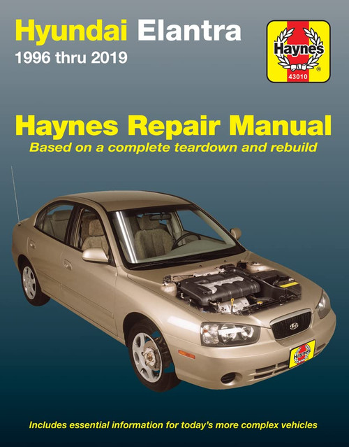 Hyundai Elantra (1996-2019) Haynes Repair Manual (USA) (Paperback)