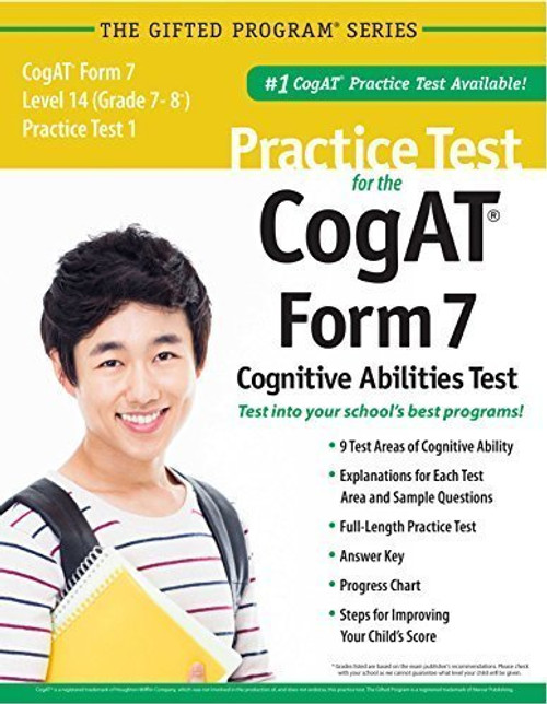 Practice Test for the CogAT Form 7 Level 14 (Grade 7-8*) Practice Test 1