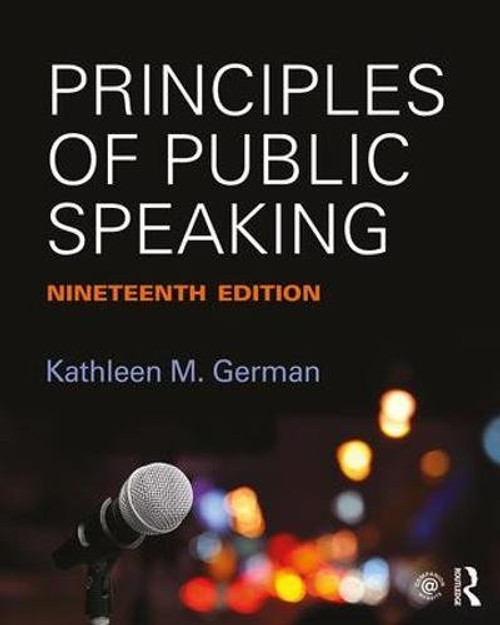 Principles of Public Speaking