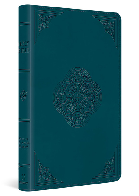 ESV Thinline Bible (TruTone, Deep Teal, Rotunda Design)