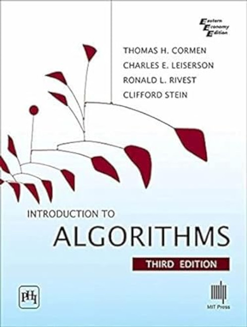 Introduction to Algorithms (Eastern Economy Edition)