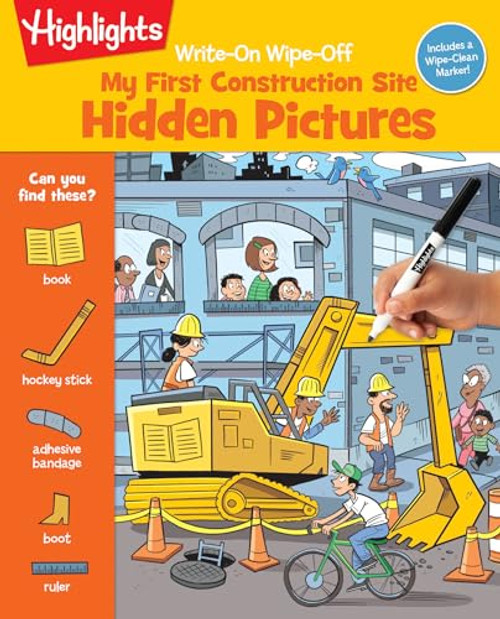 Write-On Wipe-Off My First Construction Site (Write-On Wipe-Off My First Activity Books)