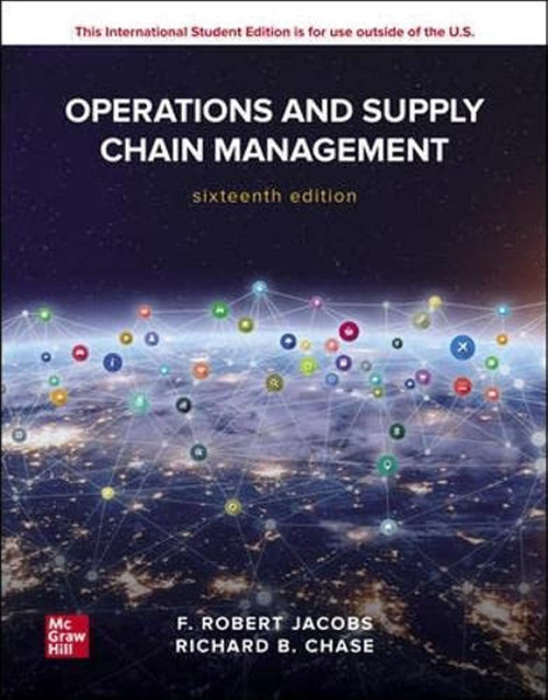 ISE Operations and Supply Chain Management (ISE HED IRWIN OPERATIONS/DEC SCIENCES)