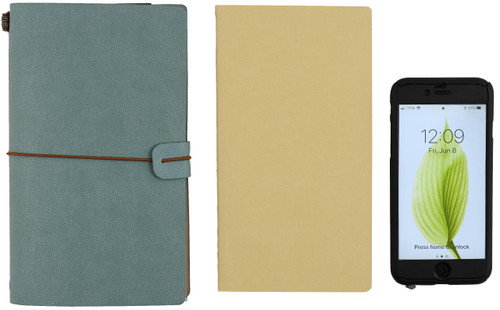 Voyager Refillable Notebook - Light Blue (Traveler's Journal, Planner, Notebook)