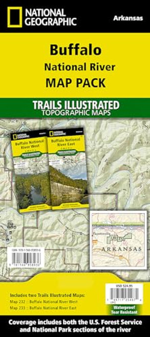 Buffalo National River [Map Pack Bundle] (National Geographic Trails Illustrated Map)