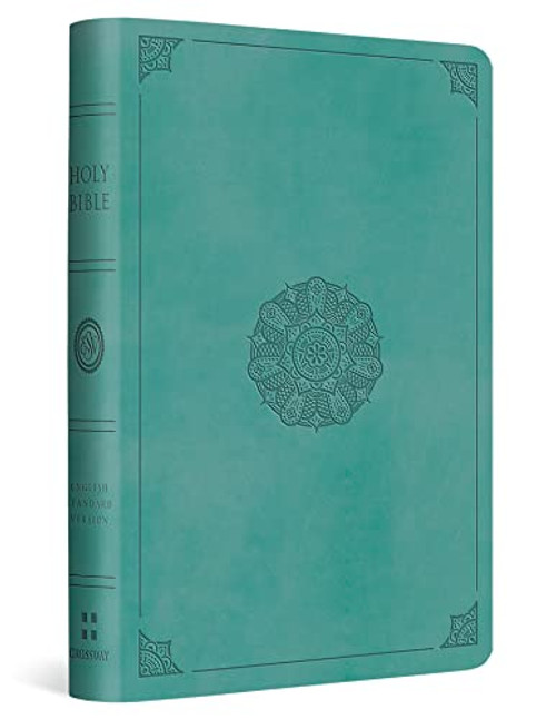 ESV Value Compact Bible (TruTone, Turquoise, Emblem Design)