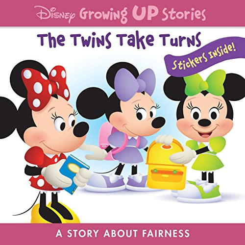 Disney Growing Up Stories with Minnie Mouse - The Twins Take Turns - A Story About Fairness - Stickers Inside! - PI Kids