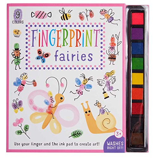 Fingerprint Fairies: (Kid's Activity Books, Art Books for Kids, Fairy Craft Books) (iSeek)