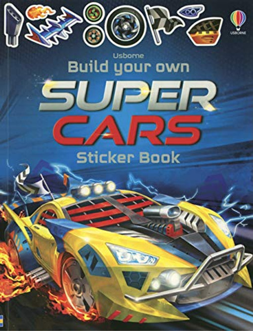 Usborne Build Your Own Supercars Sticker Book